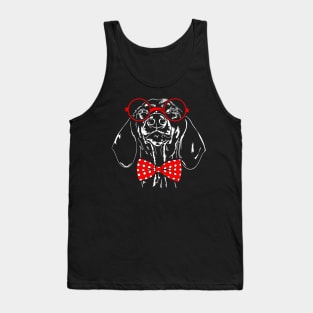 Cute Miniature Dachshund Wiener Weiner Doxie Tank Top